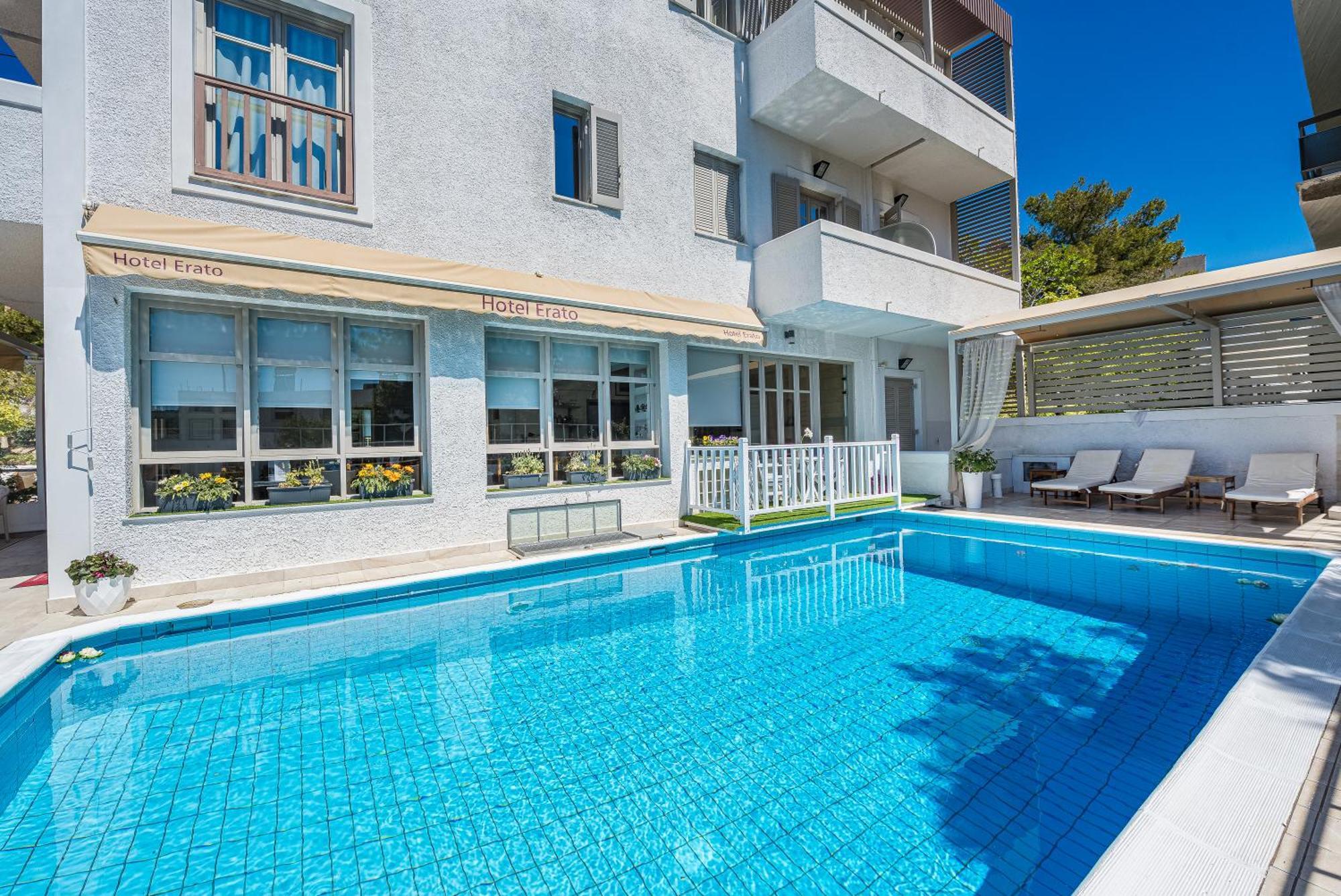 Erato Hotel Agia Marina  Exterior foto
